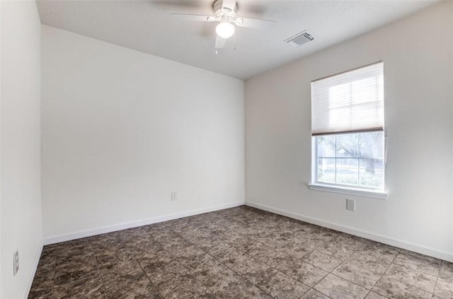 19346 Bold River Rd, Tomball, TX 77375 - empty room featuring ceiling fan and baseboards