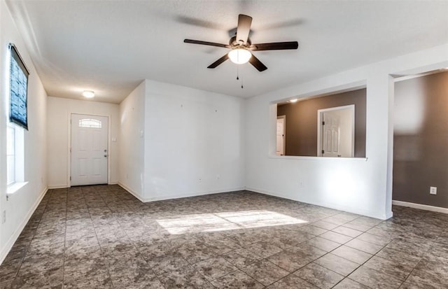 19346 Bold River Rd, Tomball, TX 77375 - unfurnished room featuring ceiling fan and baseboards