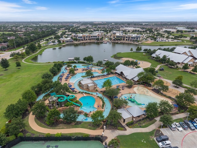 10814 Avery Arbor Ln, Cypress, TX 77433 - view of property location featuring a pool and a nearby body of water
