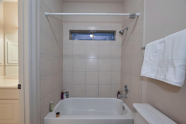 8707 Crossriver Ln, Houston, TX 77095 - bathroom with bathing tub / shower combination and vanity