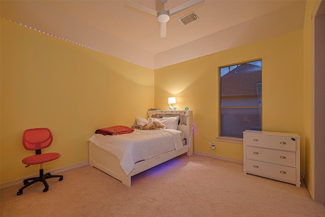8707 Crossriver Ln, Houston, TX 77095 - bedroom featuring carpet and ceiling fan