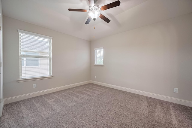 19415 Maifest Dr, Cypress, TX 77433 - spare room featuring carpet flooring and ceiling fan