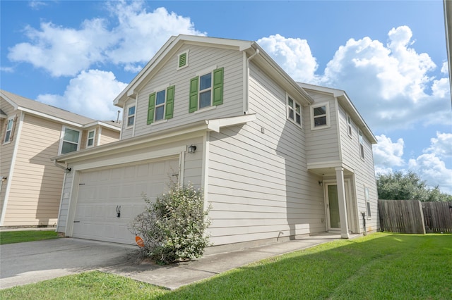 1119 Grassy View Dr, Houston, TX 77073 - view of property exterior featuring driveway and a garage