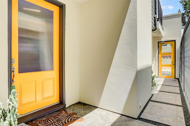 5007 Dickson St, Houston, TX 77007 - property entrance featuring stucco siding