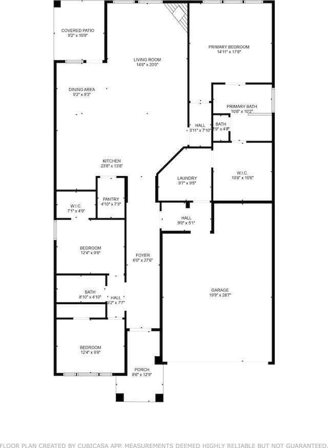 3053 Peterson Cir, Bryan, TX 77802 - view of floor plan / room layout