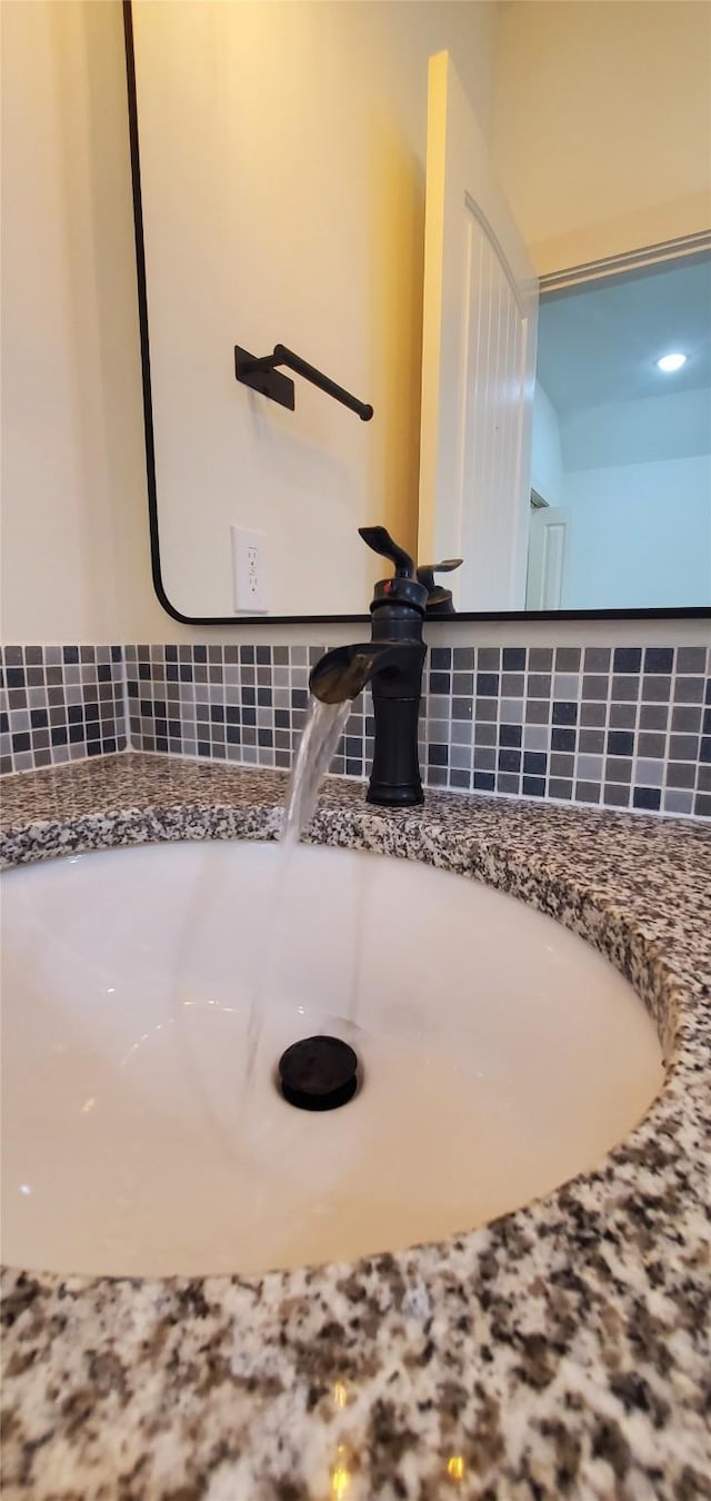 4209 Tampico Rd, Houston, TX 77016 - bathroom view of a sink and backsplash