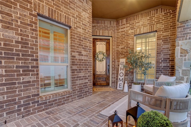 4023 Turning Manor Ln, Sugar Land, TX 77479 - property entrance featuring brick siding