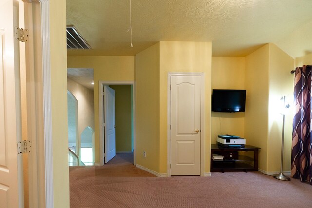 22110 Nobles Crossing Dr, Spring, TX 77373 - bedroom featuring carpet floors and attic access