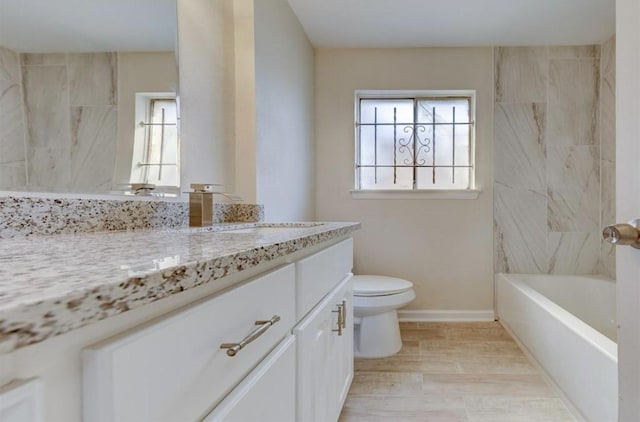 12938 S Coast Dr, Houston, TX 77047 - bathroom with vanity and tub / shower combination