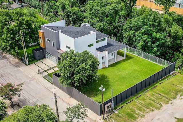 543 Threlkeld St, Houston, TX 77007 - aerial view of property and surrounding area