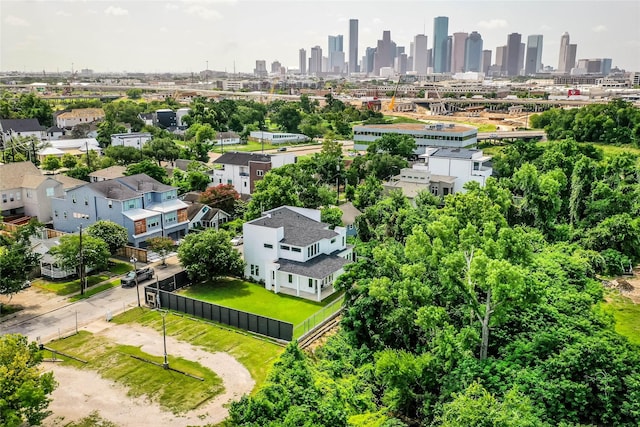543 Threlkeld St, Houston, TX 77007 - bird's eye view of skyline