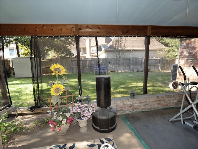 4202 Astwood Ct, Houston, TX 77068 - fenced backyard featuring a patio area