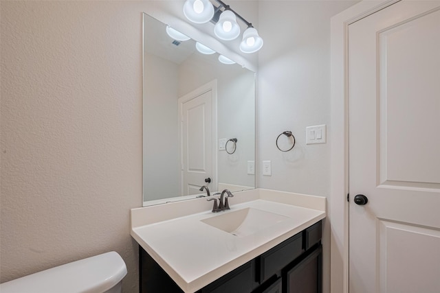 11023 Honey Suckle Haven Dr, Cypress, TX 77433 - half bath featuring vanity and toilet
