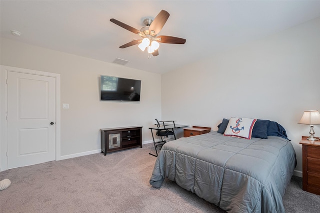 11023 Honey Suckle Haven Dr, Cypress, TX 77433 - bedroom featuring carpet and a ceiling fan