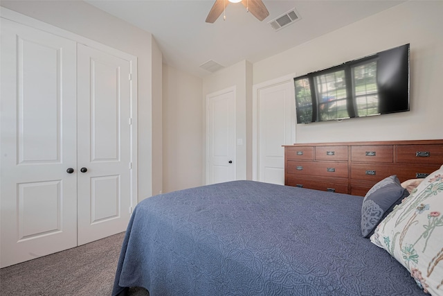 11023 Honey Suckle Haven Dr, Cypress, TX 77433 - bedroom featuring carpet floors and ceiling fan
