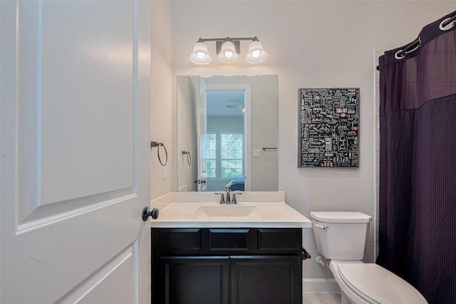 11023 Honey Suckle Haven Dr, Cypress, TX 77433 - bathroom with vanity and curtained shower