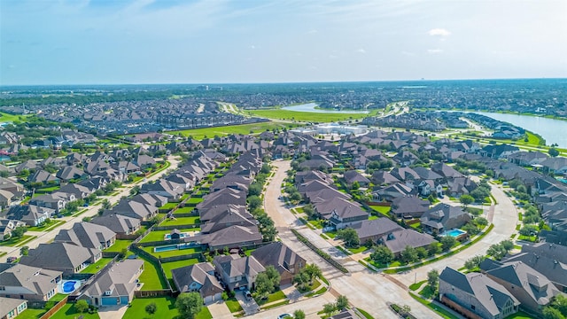 11023 Honey Suckle Haven Dr, Cypress, TX 77433 - aerial view of property and surrounding area with a large body of water and nearby suburban area