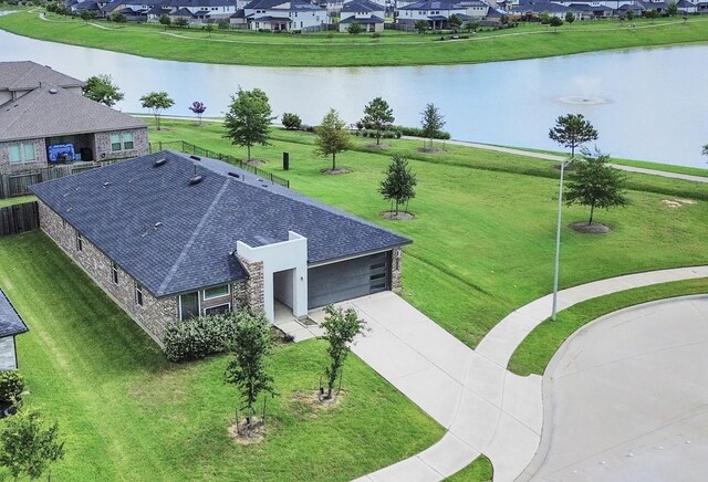 29506 Hartman Holw, Katy, TX 77494 - aerial view of residential area with a large body of water