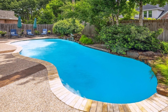 15410 Stable Star Cir, Cypress, TX 77429 - view of pool featuring a fenced backyard and a patio area