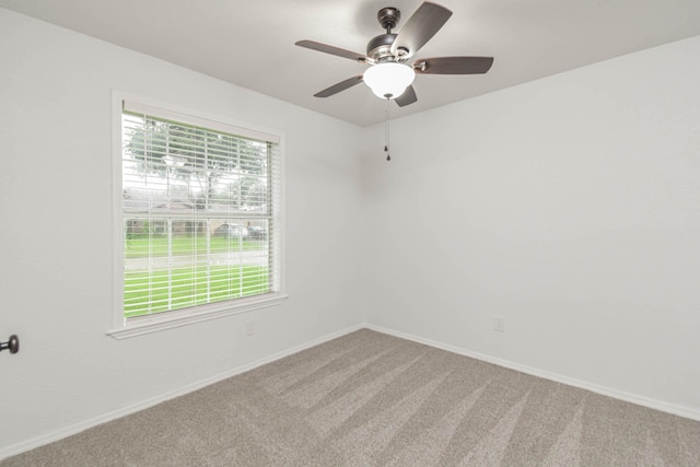 3805 Youpon Dr, La Porte, TX 77571 - unfurnished room featuring carpet floors and a ceiling fan