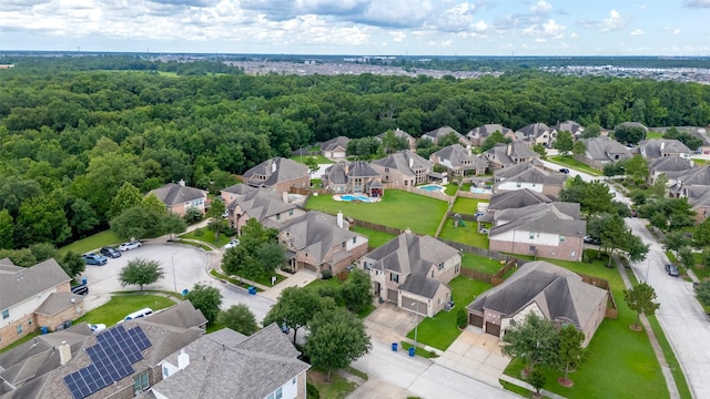 4311 Walden Terrace Ln, Humble, TX 77396 - aerial view of residential area featuring a forest