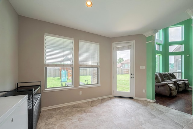 4311 Walden Terrace Ln, Humble, TX 77396 - laundry room featuring healthy amount of natural light and washing machine and clothes dryer