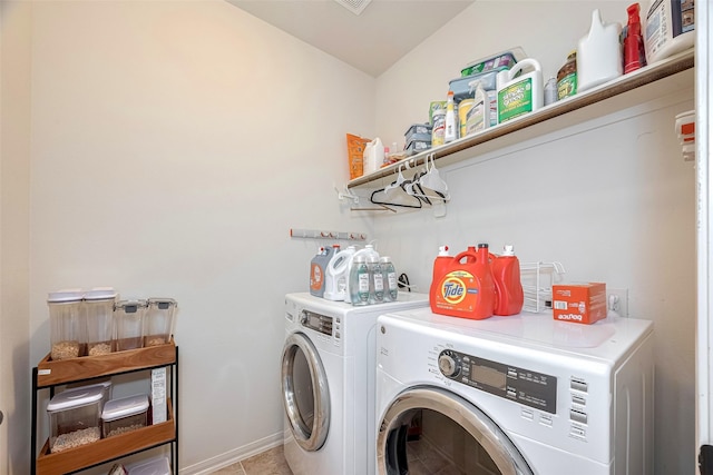 4311 Walden Terrace Ln, Humble, TX 77396 - washroom with separate washer and dryer and baseboards