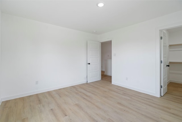7504 Laura Koppe Rd C/D, Unit C/D Houston, TX 77028 - spare room with light wood-style flooring and recessed lighting