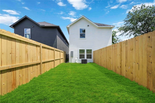 7504 Laura Koppe Rd C/D, Unit C/D Houston, TX 77028 - rear view of property with a fenced backyard and a shingled roof
