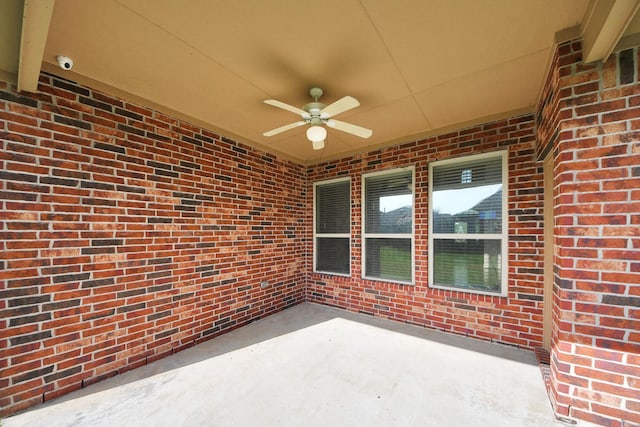 9119 Basin Ridge Ln, Richmond, TX 77407 - view of patio / terrace with ceiling fan