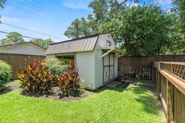 5617 Valerie St, Houston, TX 77081 - view of shed with a fenced backyard
