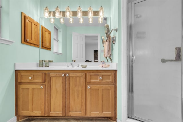 16622 Ben Nevis Dr, Houston, TX 77084 - full bath with a shower stall and vanity