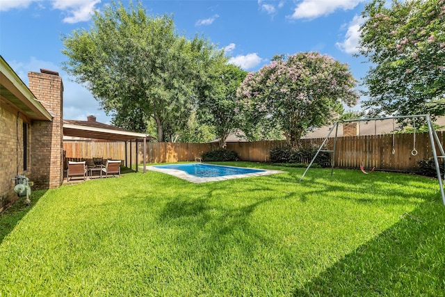 16622 Ben Nevis Dr, Houston, TX 77084 - fenced backyard featuring a patio and an outdoor living space