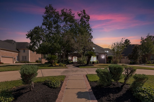 13506 Key Ridge Ln, Cypress, TX 77429 - view of front of property with curved driveway