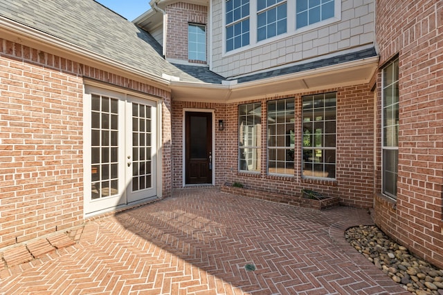 13506 Key Ridge Ln, Cypress, TX 77429 - view of patio with french doors