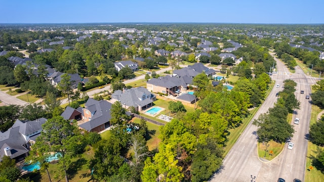 13506 Key Ridge Ln, Cypress, TX 77429 - aerial view of property's location with a pool and nearby suburban area