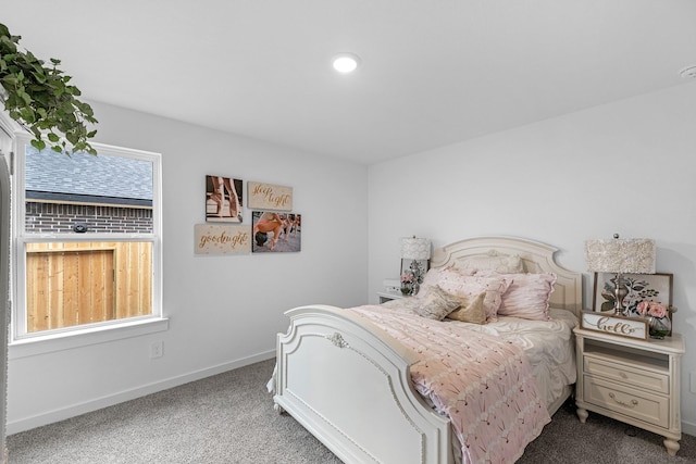 3913 Silver Fls, League City, TX 77573 - carpeted bedroom with baseboards and recessed lighting