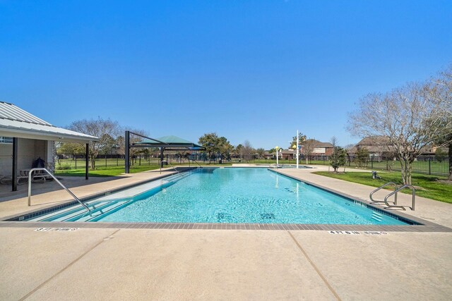 22526 Belmont Cove Ln, Katy, TX 77449 - community pool featuring a patio