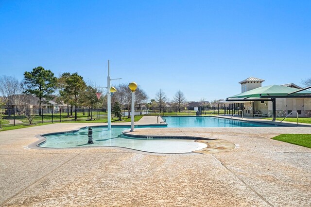 22526 Belmont Cove Ln, Katy, TX 77449 - community pool featuring a patio