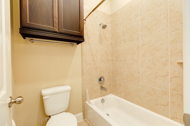 10306 Terra St, Iowa Colony, TX 77583 - bathroom featuring toilet and bathing tub / shower combination
