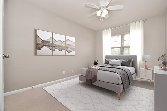 6307 Briar Rose Dr Unit 120, Houston, TX 77057 - carpeted bedroom featuring a ceiling fan and baseboards