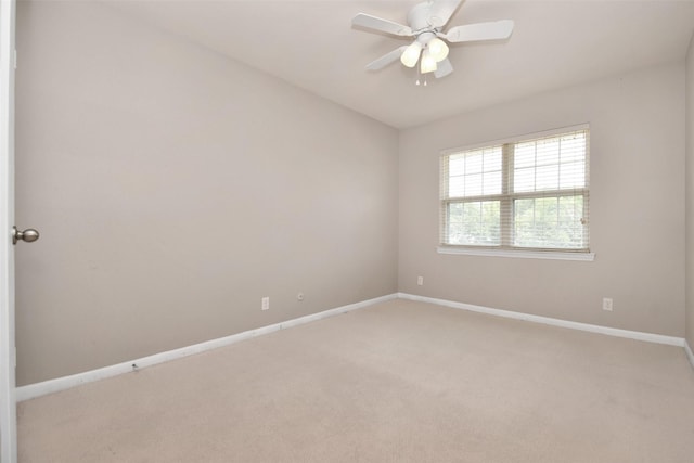 6307 Briar Rose Dr Unit 120, Houston, TX 77057 - empty room with light colored carpet and ceiling fan