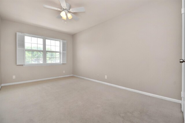 6307 Briar Rose Dr Unit 120, Houston, TX 77057 - empty room with ceiling fan and carpet