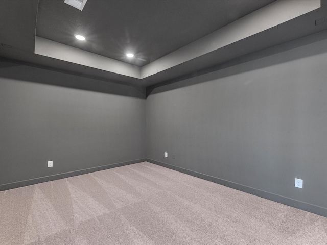 10806 Capella Creek Way, Richmond, TX 77406 - carpeted spare room featuring a raised ceiling and recessed lighting