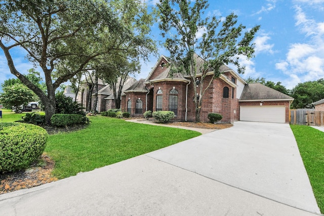 16015 Conners Ace Dr, Spring, TX 77379 - view of front of property featuring brick siding, an attached garage, and concrete driveway