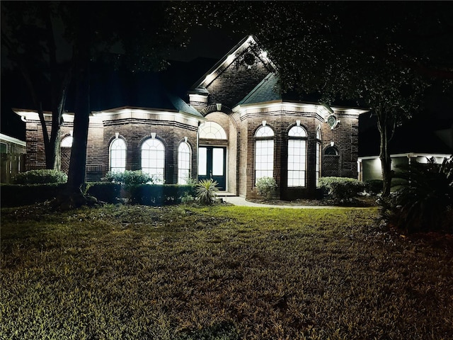 16015 Conners Ace Dr, Spring, TX 77379 - view of front of property featuring a lawn and brick siding