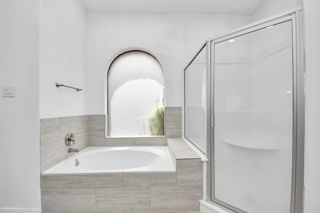 16015 Conners Ace Dr, Spring, TX 77379 - bathroom featuring a shower stall and a bath