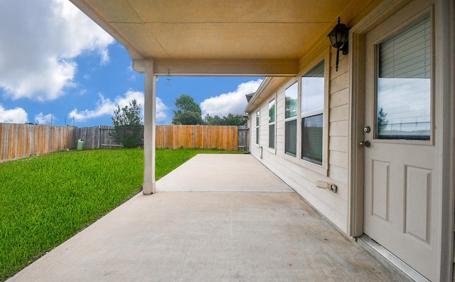 19826 Seagler Glen Ln, Katy, TX 77449 - fenced backyard featuring a patio