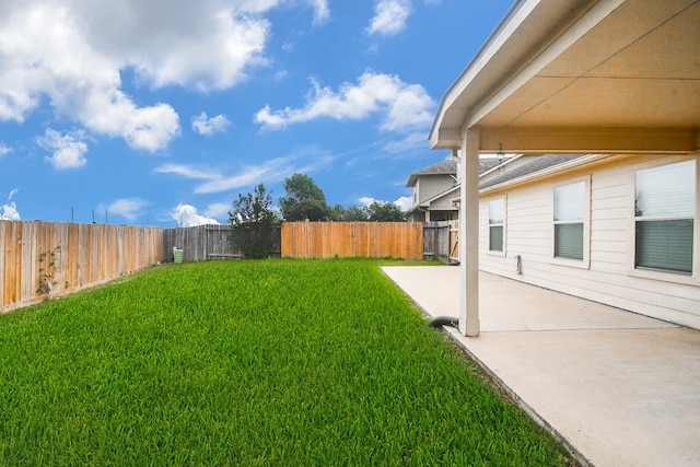 19826 Seagler Glen Ln, Katy, TX 77449 - fenced backyard featuring a patio area