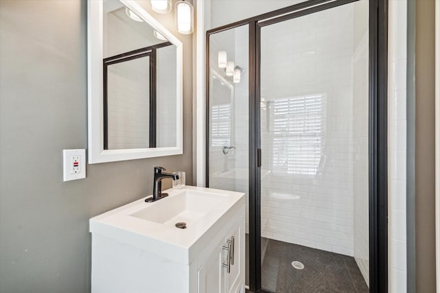 1017 Waverly St Unit B, Houston, TX 77008 - full bath with vanity and a stall shower